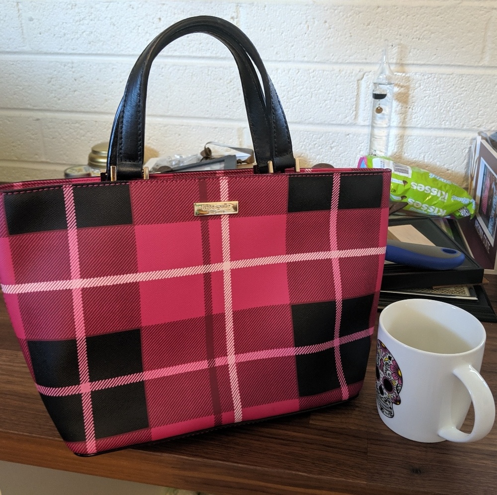 Kate Spade plaid purse